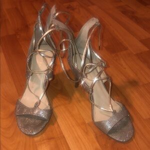Marc Fisher Elegant Metallic Strappy Women's Heels